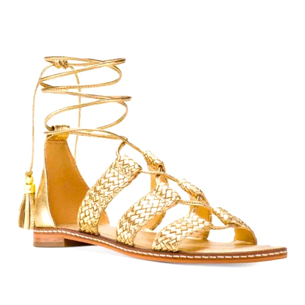 ⭐️ Michael Kors Gold Gladiator Sandals ⭐️